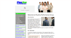 Desktop Screenshot of plusoneperformance.com